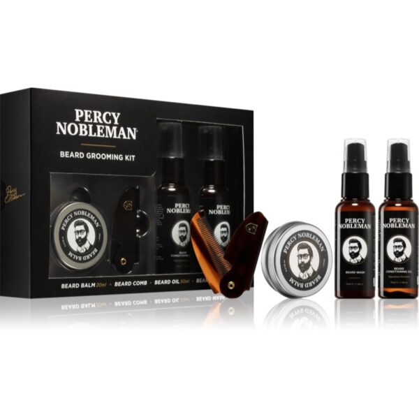 Percy Nobleman Beard Grooming Kit set cadou pentru barbă-Țena