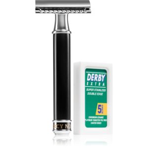 Percy Nobleman Safety Razor aparat de ras tradițional + lame de rezervă 1 buc-Țena