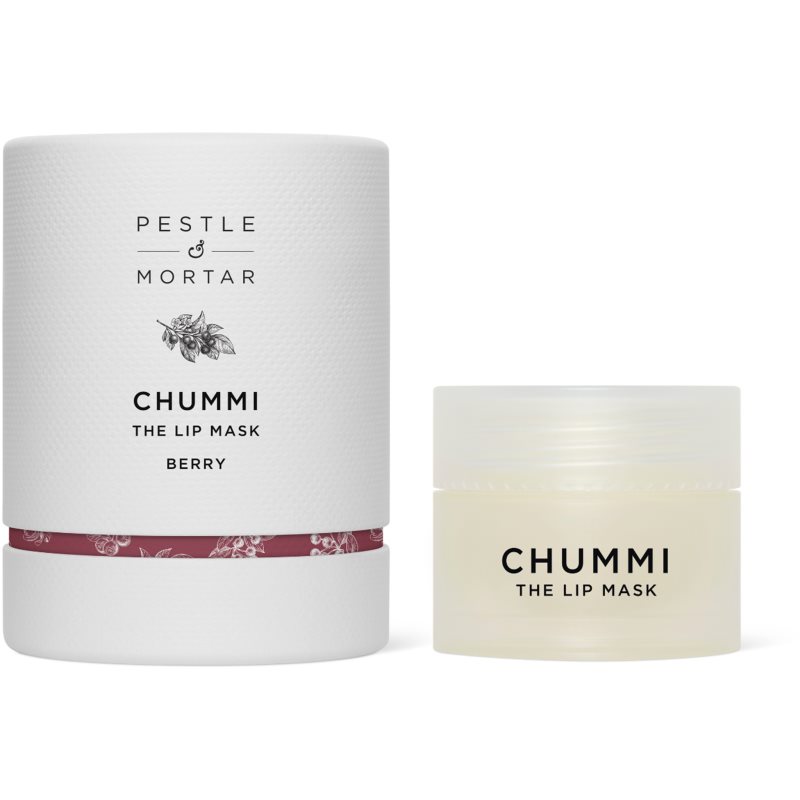 Pestle & Mortar Chummi Berry mască hidratantă pentru buze 20 g-ro