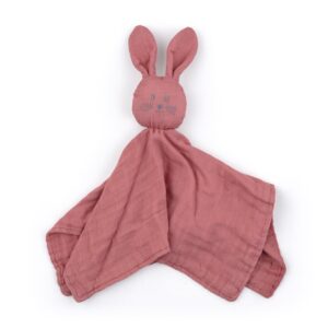 Petite&Mars Hugo Bamboo Comforter jucărie de adormit Dusty Rose 1 buc-Țena