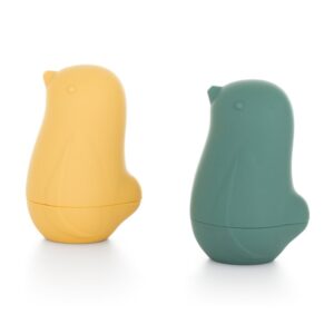Petite&Mars Love Birds jucărie pentru apă 6 m+ Ochre Green 2 buc-Țena