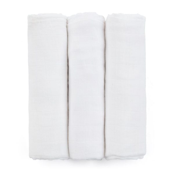 Petite&Mars Moussy scutece textile Total White 68 x 68 cm 3 buc-ro