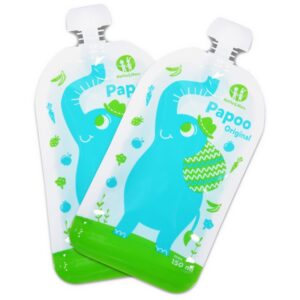 Petite&Mars Papoo săculeț pentru mâncare Elephant 6x150 ml-Țena