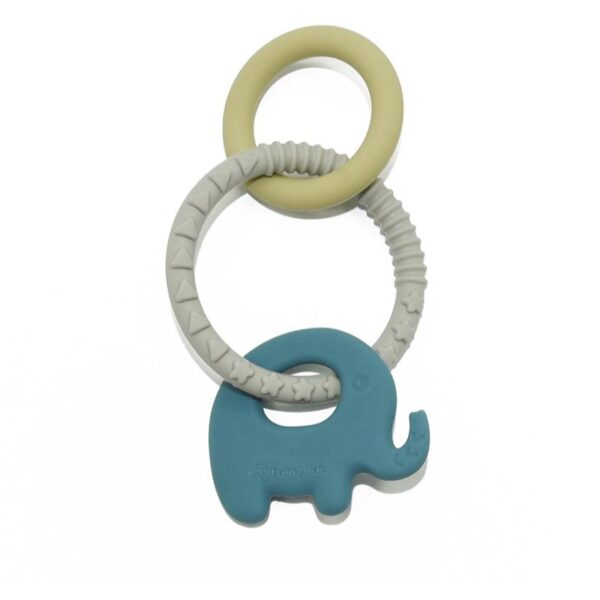 Petite&Mars Silicone teether jucărie pentru dentiție Elefi 0 m+ 1 buc-ro