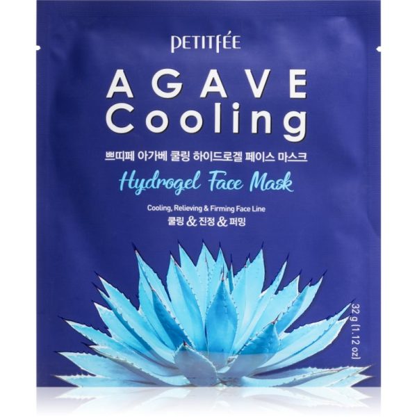Petitfée Agave Cooling mască intensă cu hidrogel pentru netezirea pielii 32 g-ro