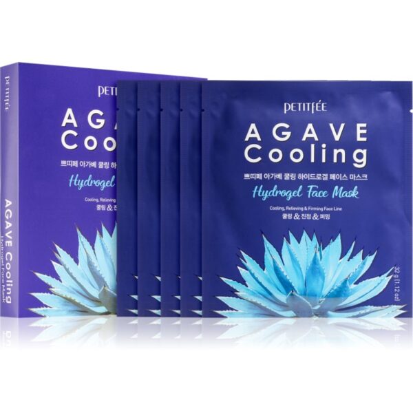 Petitfée Agave Cooling mască intensă cu hidrogel pentru netezirea pielii 5x32 g-ro