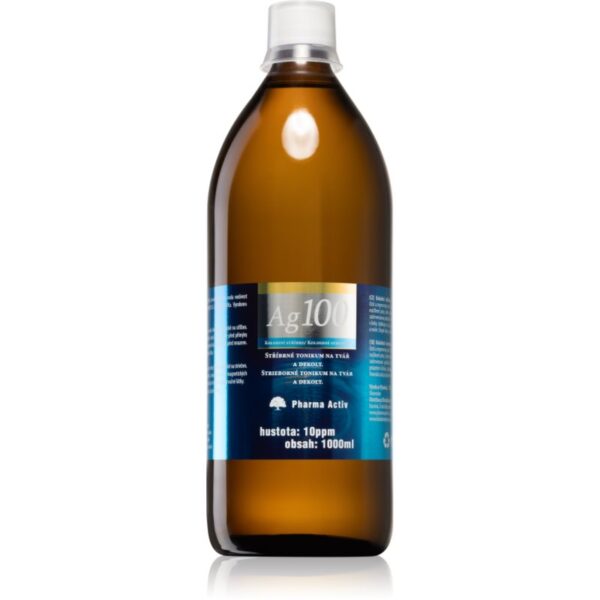 Pharma Activ Collodial Silver 10ppm tonic energizant cu argint coloidal 1000 ml-Țena