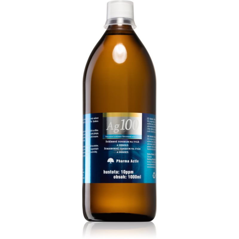 Pharma Activ Collodial Silver 10ppm tonic energizant cu argint coloidal 1000 ml-Țena