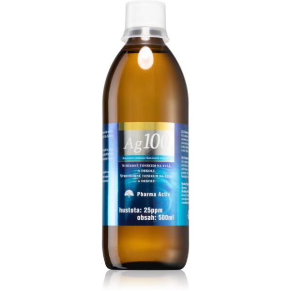 Pharma Activ Colloidal silver 25ppm tonic pentru curatare cu argint coloidal 500 ml-Țena