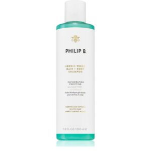 Philip B. White Label Nordic Wood sampon pentru curatare pentru corp si par 350 ml-Țena