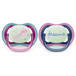 Philips Avent Ultra Air Night SCF376/14 6-18 m suzetă Girl 2 buc-ro