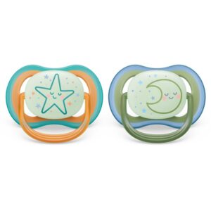 Philips Avent Ultra Air Night SCF376/23 18 m+ suzetă Neutral 2 buc-ro