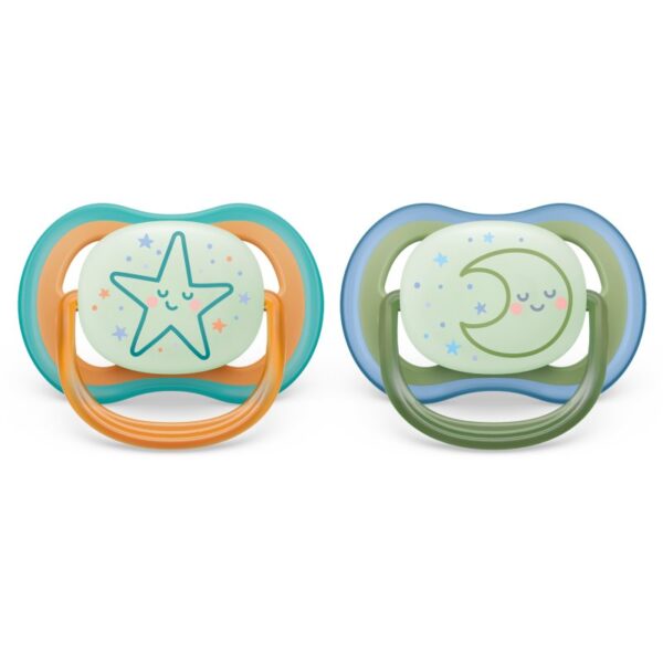 Philips Avent Ultra Air Night SCF376/23 18 m+ suzetă Neutral 2 buc-ro