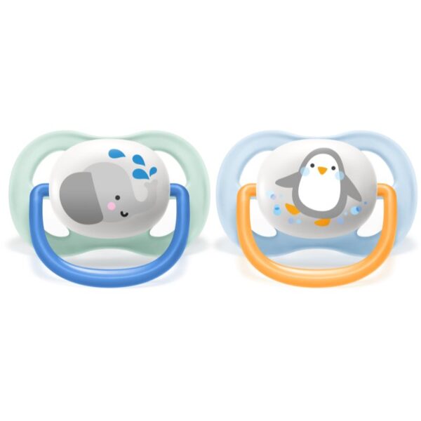 Philips Avent Ultra Air SCF080/05 0-6 m suzetă Boy 2 buc-Țena