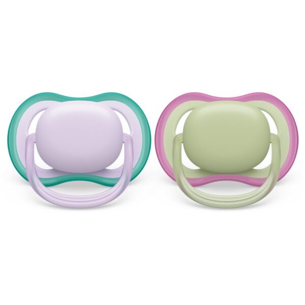 Philips Avent Ultra Air SCF085/24 0-6 m suzetă Purple/Green 2 buc-Țena