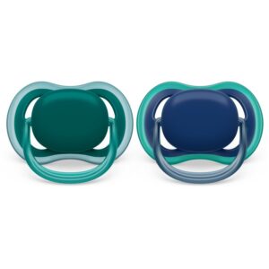 Philips Avent Ultra Air SCF085/31 6-18 m suzetă Dark Blue/Green 2 buc-ro