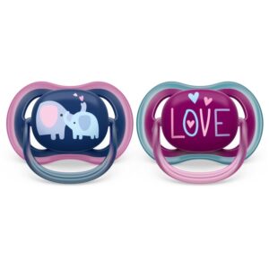 Philips Avent Ultra Air SCF349/22 18m+ suzetă Elephant 2 buc-Țena