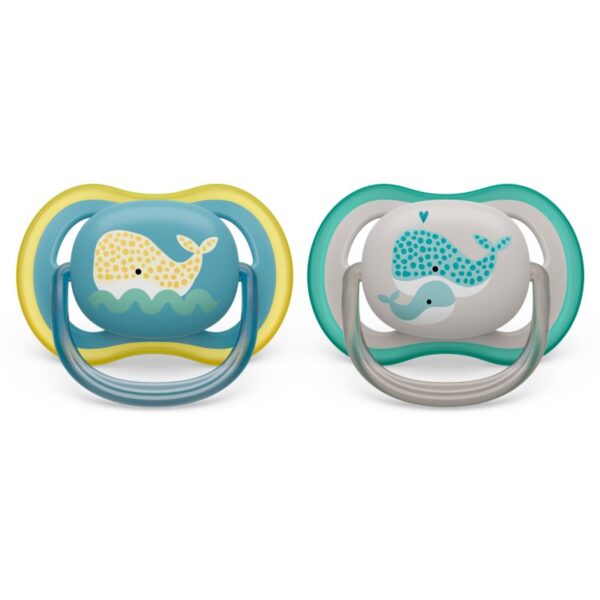 Philips Avent Ultra Air SCF349/24 18m+ suzetă Whale 2 buc-ro