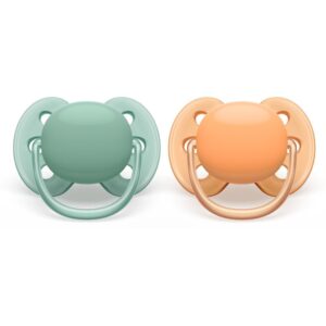 Philips Avent Ultrasoft SCF091/03 0-6 m suzetă Neutral 2 buc-Țena