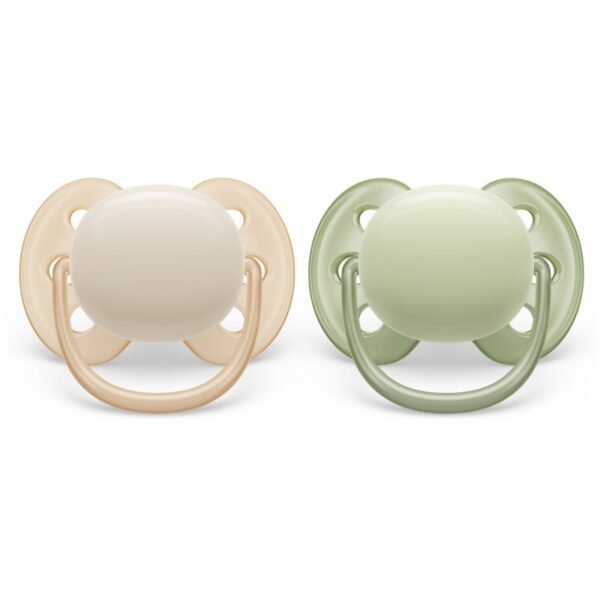 Philips Avent Ultrasoft SCF091/05 0-6 m suzetă Neutral Boy 2 buc-ro
