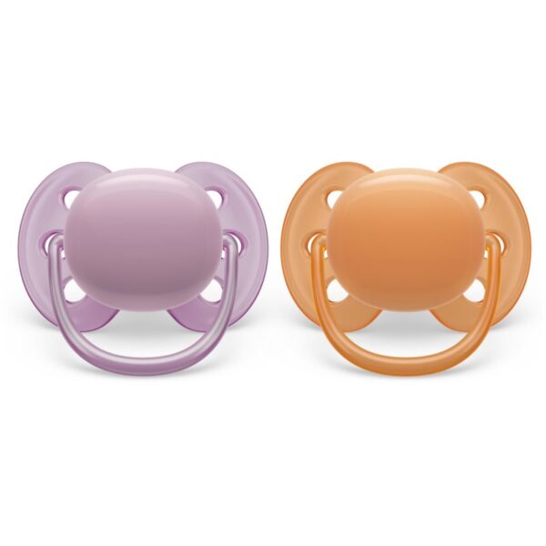 Philips Avent Ultrasoft SCF091/33 6-18 m suzetă Girl 2 buc-ro