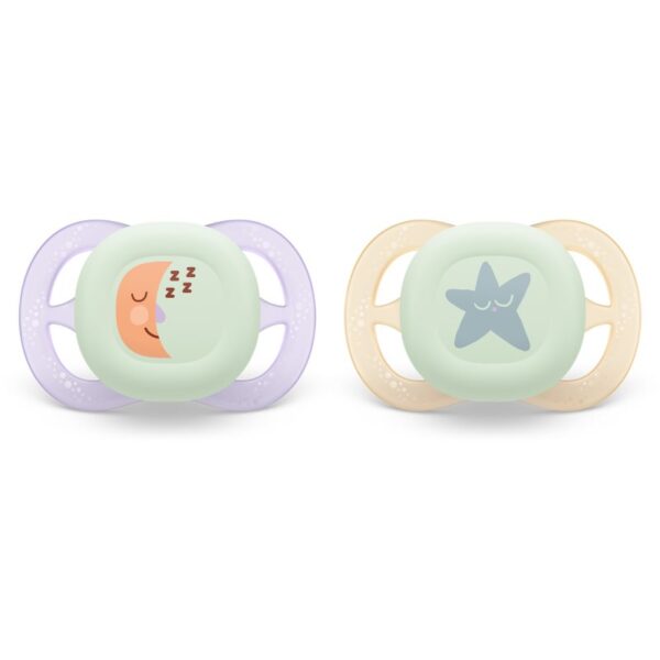Philips Avent Ultrastart Night SCF075/07 0-2 m suzetă Girl 2 buc-ro