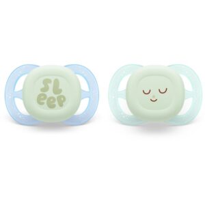 Philips Avent Ultrastart Night SCF075/08 0-2 m suzetă Boy 2 buc-Țena