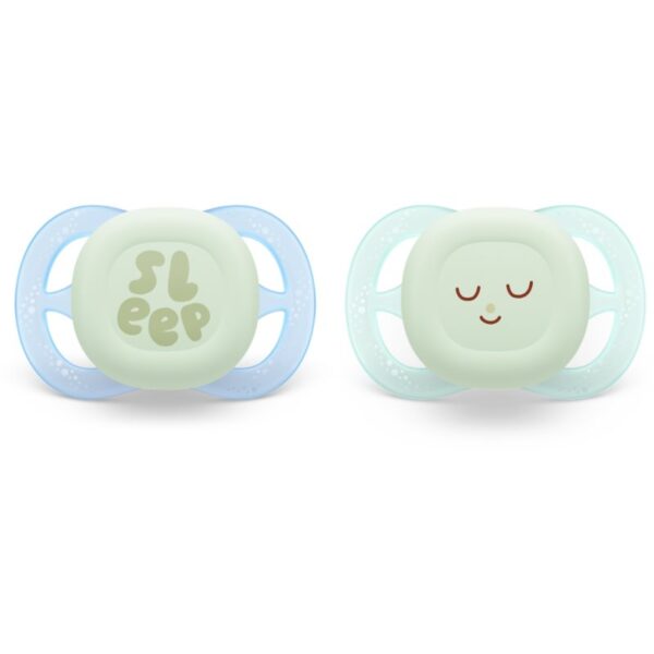 Philips Avent Ultrastart Night SCF075/08 0-2 m suzetă Boy 2 buc-Țena