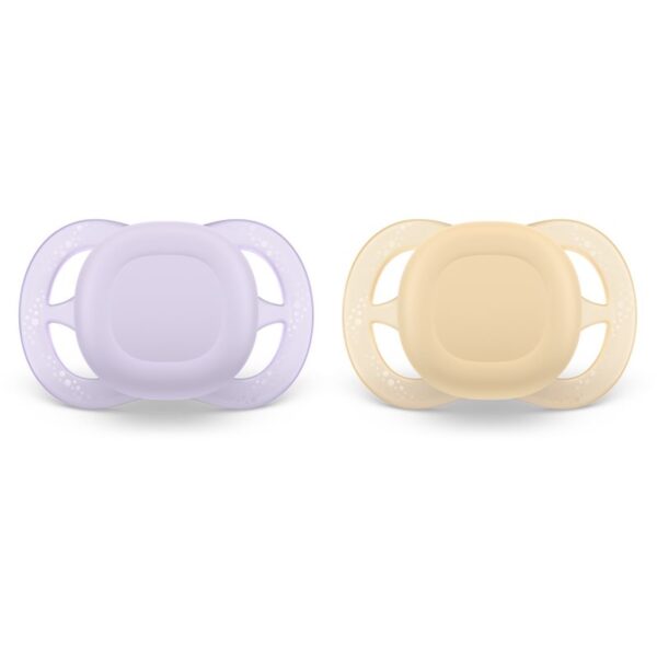 Philips Avent Ultrastart SCF075/01 0-2 m suzetă Yellow/Purple 2 buc-Țena