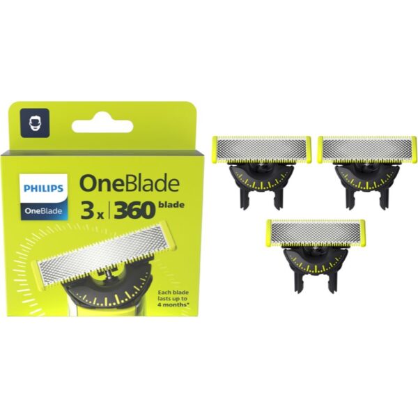 Philips OneBlade 360 QP430/50 rezerva Lama for Philips OneBlade 3 buc-ro