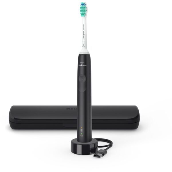 Philips Sonicare 3100 HX3673/14 periuta de dinti electrica sonica Black 1 buc-Țena