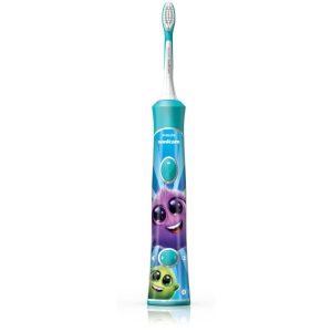 Philips Sonicare For Kids HX6322/04 Sonic Electric periuța de dinți pentru copii cu Bluetooth Aqua 1 buc-Țena
