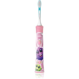 Philips Sonicare For Kids HX6352/42 Sonic Electric periuța de dinți pentru copii cu Bluetooth Pink 1 buc-Țena