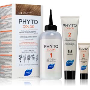Phyto Color culoare par fără amoniac culoare 8.3 Light Golden Blond 1 buc-Țena