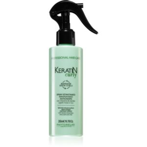 Phytorelax Laboratories Keratin Curly spray anti-electrizare pentru par ondulat si cret 200 ml-Țena
