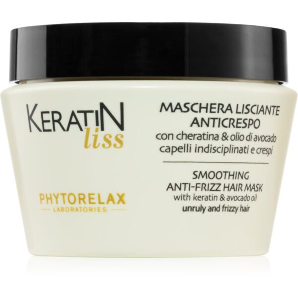 Phytorelax Laboratories Keratin Liss mască de netezire pentru păr indisciplinat 250 ml-ro