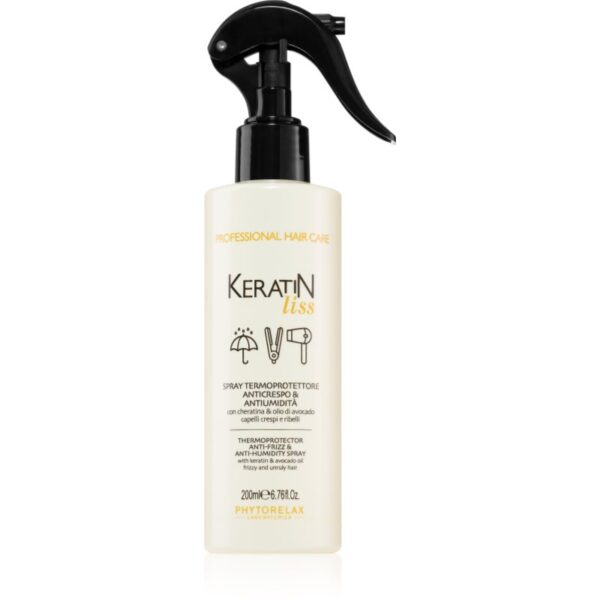 Phytorelax Laboratories Keratin Liss spray de protecție cu efect de hidratare pentru par indisciplinat 250 ml-ro