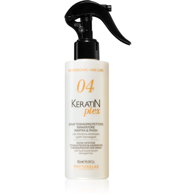 Phytorelax Laboratories Keratin Plex spray protector pentru modelarea termica a parului 180 ml-Țena