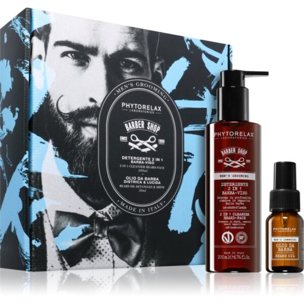 Phytorelax Laboratories Men's Grooming Barber Shop set cadou pentru barbati-Țena