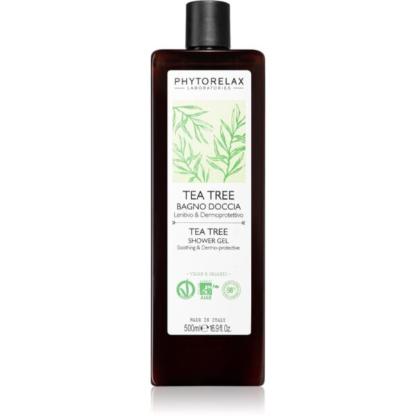 Phytorelax Laboratories Tea Tree gel de dus reconfortant cu ulei din arbore de ceai 500 ml-Țena