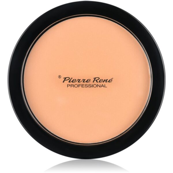 Pierre René Face pudra compacta cu oglindă si aplicator culoare 03 Transparent  8 g-ro