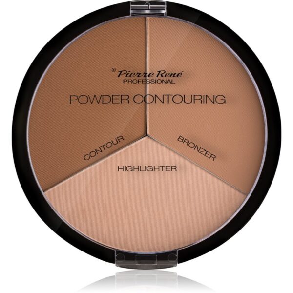 Pierre René Powder Contouring Patela pentru conturul fetei 23 g-ro