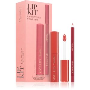 Pierre René Professional Lip Kit set cadou de buze 04 Warm Nude Fusion 2 buc-Țena