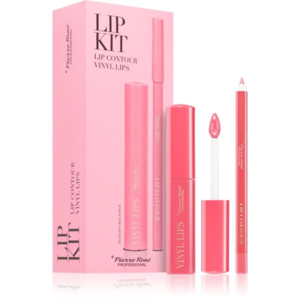 Pierre René Professional Lip Kit set cadou de buze 2 buc-Țena