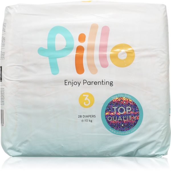 Pillo Premium Midi Size 3 scutece de unică folosință 6-10 kg 28 buc-ro