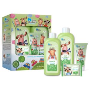 Pink Elephant Boys set cadou pentru copii Teddy bear-ro