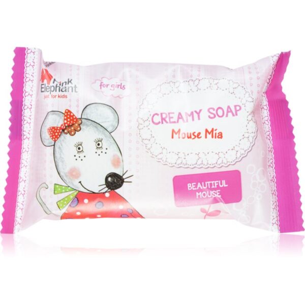 Pink Elephant Girls sapun crema pentru copii Mouse Mia 90 g-Țena