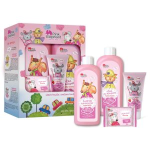 Pink Elephant Girls set cadou pentru copii Mouse Mia-ro