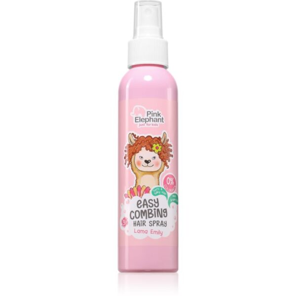 Pink Elephant Kids spray pentru par usor de pieptanat pentru copii Lama Emily 150 ml-Țena