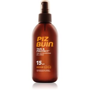Piz Buin Tan & Protect ulei protector pentru accelerarea bronzului SPF 15 150 ml-ro